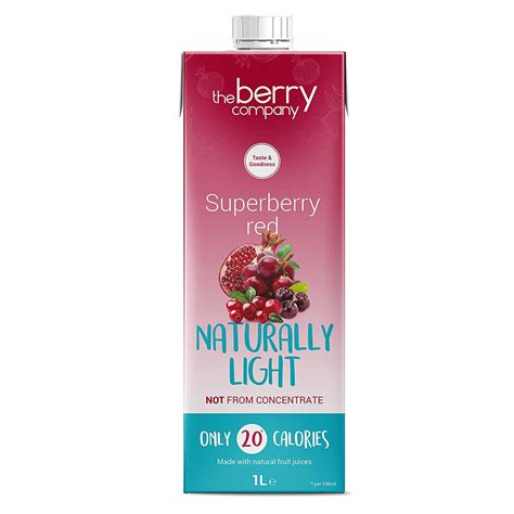 The Berry Company Superberries Red Naturally Light Juice 1Ltr Buy