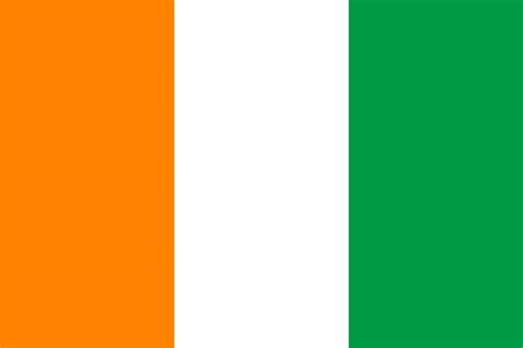 Flat Illustration Of Ivory Coast Flag 8732481 Vector Art At Vecteezy