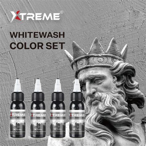 Xtreme Ink Whitewash Set 4x120ml Reach Compliant