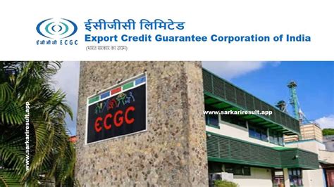 Ecgc Po Recruitment Apply For Probationary Officer Posts