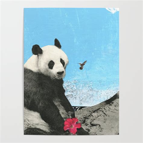 Panda Love Poster By Tara Hardy Society