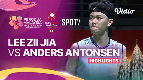 Lee Zii Jia Mas Vs Anders Antonsen Den Highlights Perodua