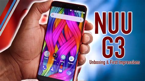 NUU Mobile G3 Unboxing And First Impressions YouTube