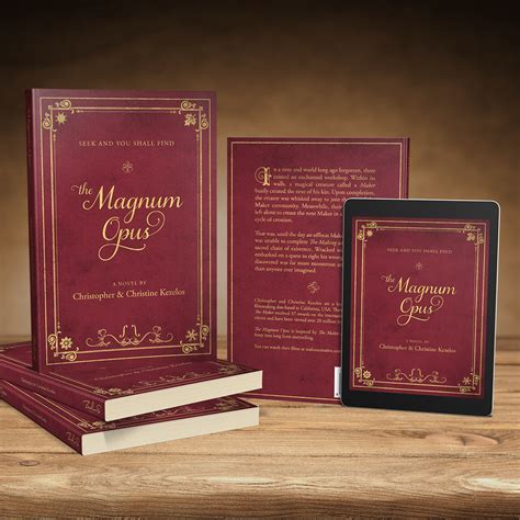 The Magnum Opus - A book based on The Maker short film - Zealous Creative