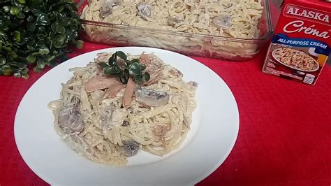 HOW TO MAKE TUNA CREAMY CARBONARA FILIPINO STYLE Ll EASY CREAMY