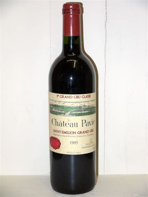 Château Pavie 1995 Au Droit De Bouchon