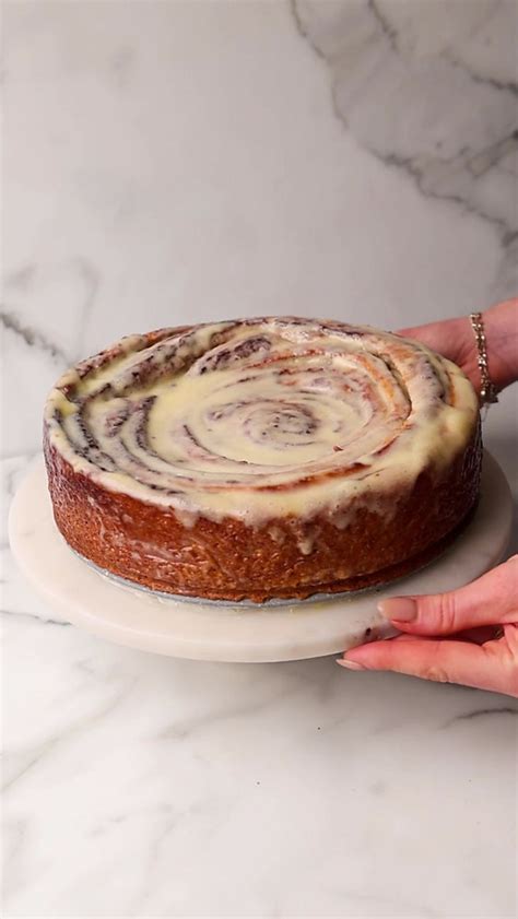 Giant Cinnamon Roll Cake