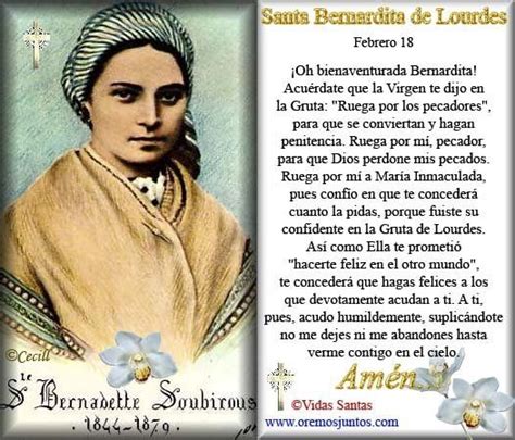 Santa Bernadette Soubirous Santa Bernardita