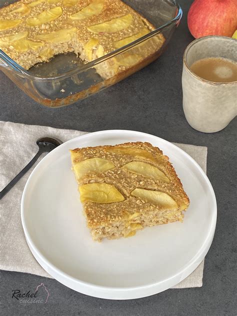 Porridge Cuit Au Four Aux Pommes Cannelle Rachel Cuisine