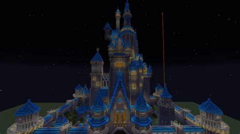 Minecraft Disney Castle Logo