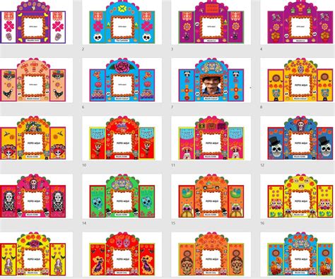 Nichos Altares Dia De Muertos Foto Editable Canva Etsy M Xico