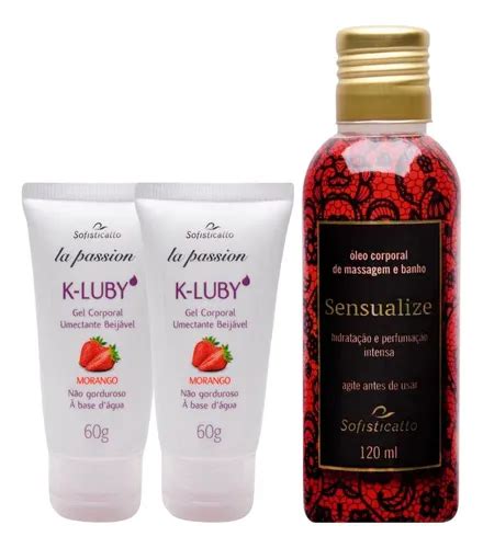 Combo Íntimo Gel Lubificante Óleo De Massagem Sensual Hot Amarula