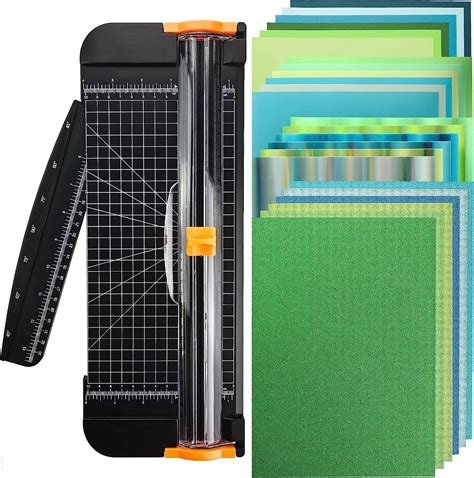 Amazon Green Cardstock Paper Blue Cardstock Paper Cutter Bundle