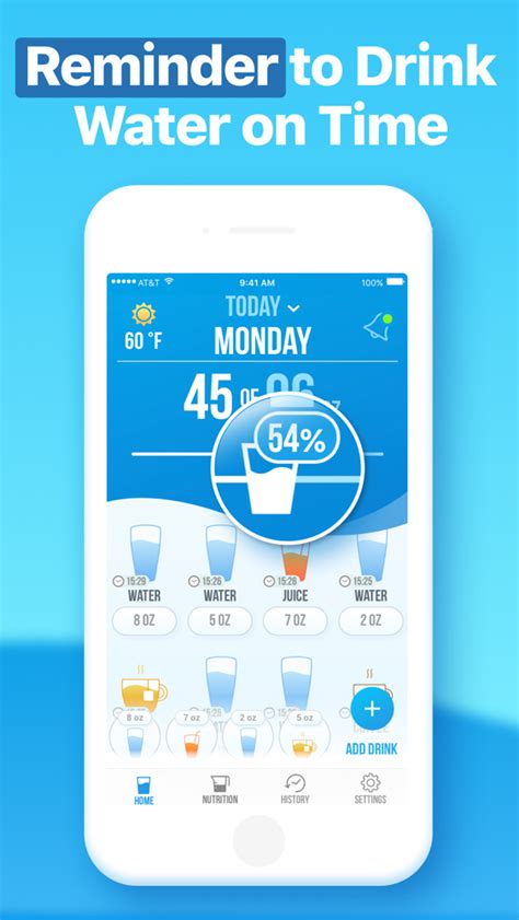 Water Reminder Daily Tracker App For Iphone Free Download Water