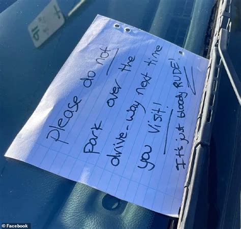 Read The Furious Note Left By A Neighbour After Rude Parking Act