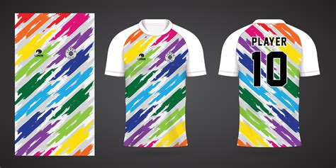 Colorful Football Jersey Sport Design Template 11440044 Vector Art At