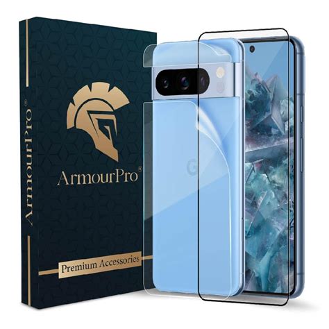 ArmourPro Tempered Glass And Clear Back Membrane For Google Pixel 8 Pro