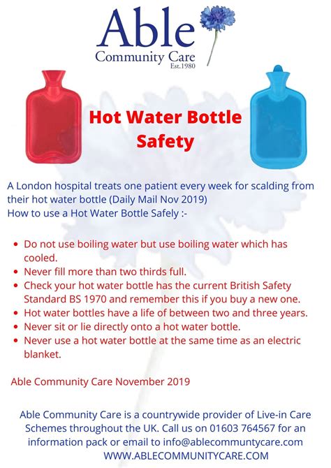 Hot Water Bottle Safety | NEWS