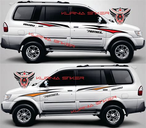 Stiker Mobi Isuzu Panther Stiker Stripe Mobil Panther Stiker List Bodi