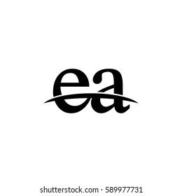 Lowercase Ea Black Logo Stock Vector (Royalty Free) 589977731 ...