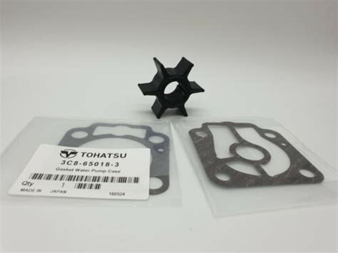 TOHATSU OUTBOARD 40 50 HP WATER PUMP IMPELLER KIT 2 STR M40 50D D2 3C8