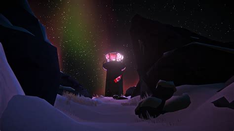 Desolation Point Lighthouse during the northern lights : r/thelongdark