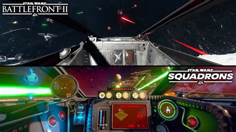 Squadrons Vs Battlefront Star Wars Squadrons Gameplay Comparison