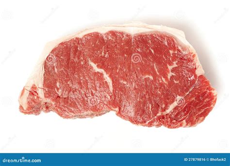 Organic Red Raw Steak Sirloin Stock Photo Image Of Muscle Tender