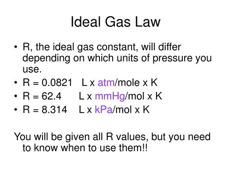 PPT - Graham’s Law and The Ideal Gas Law PowerPoint Presentation, free ...