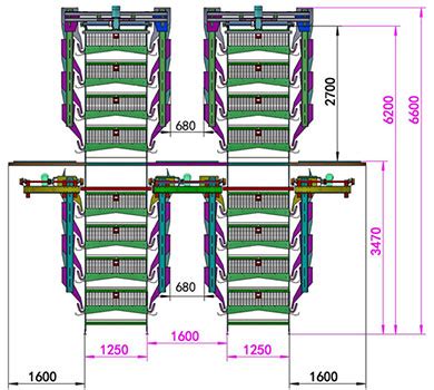 Battery Cages For Sale Large Capacity H Type Battery Cage FamTECH