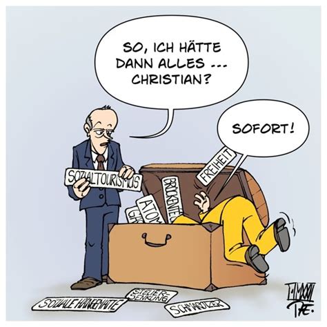 Politische Mottenkiste Karikatur Von Timo Essner