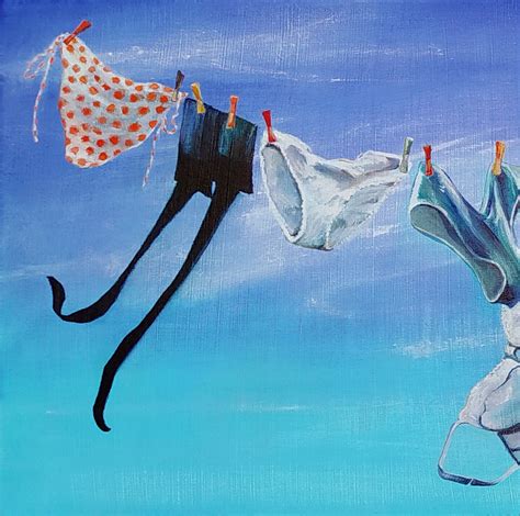 Lingerie En Plein Air Painting By Isabel Mahe Artmajeur