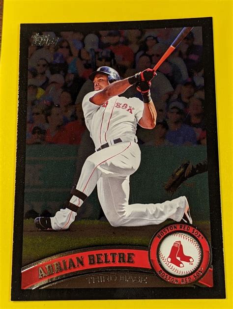 Topps Update Wal Mart Black Border Us Adrian Beltre Hof Mvp Ebay