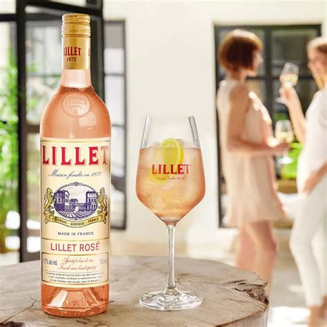 Lillet Frose notre cocktail la plus frais à base de Lillet Rosé et de