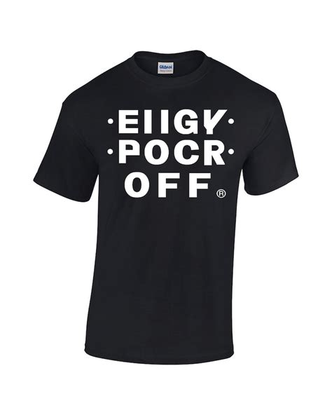 Hidden Message Fuck Fold Up EIIGY POCR OFF T Shirt Fuck Off Etsy