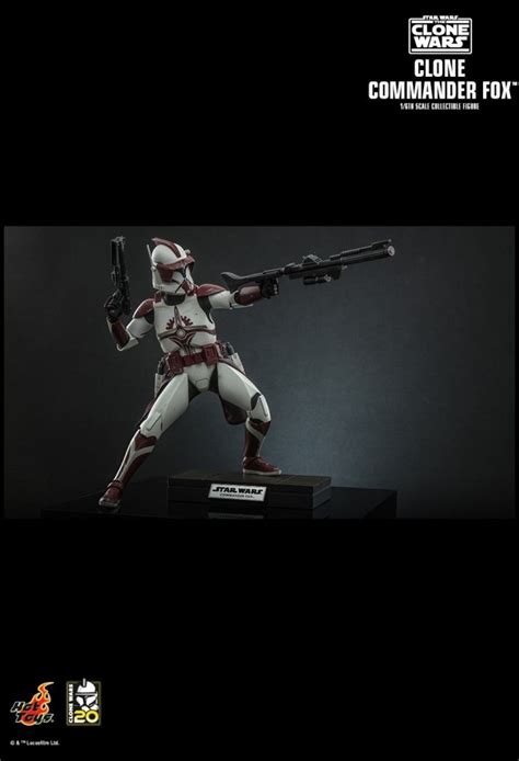 Clone Commander Fox Aus Der Animationsserie Star Wars The Clone Wars Von Hot Toys TMS103