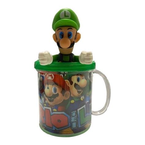 Boneco Luigi Super Mario Bros Caneca Personalizada Em Promo O Na