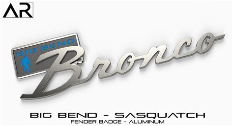 Ar Bronco Classic Dna Fender Badge Bronco G Ford Bronco