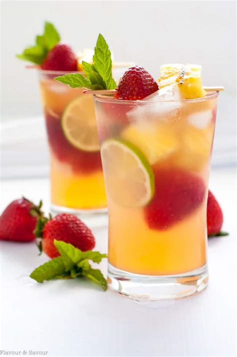 Strawberry Pineapple Sangria - Bishop Estate Vineyard And Winery