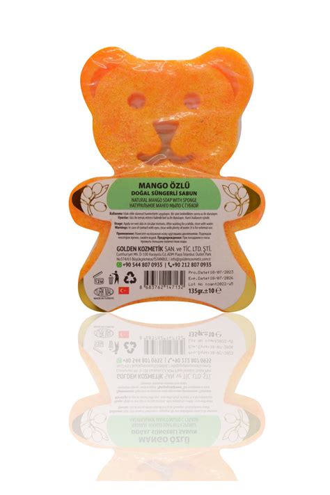 Naumed Biocosmetic Mango Özlü Doğal Ayıcıklı Süngerli Sabun Fiyatı ...