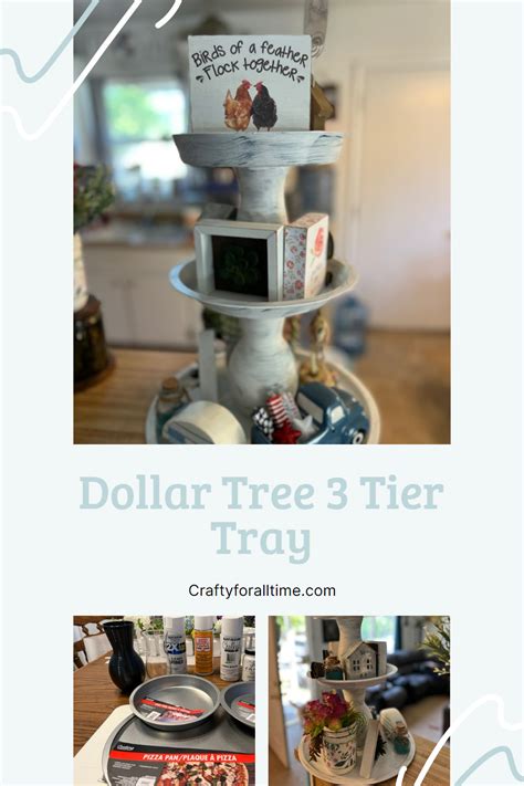 Dollar Tree 3 Tier Tray Tiered Tray Diy Home Decor Projects Budget