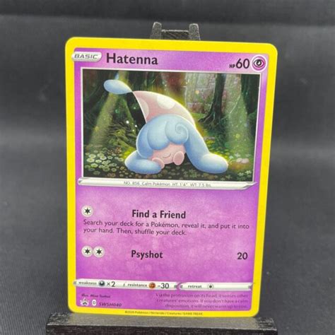 Pokémon Tcg Hatenna Pokemon Promos Swsh040 Holo Promo For Sale Online