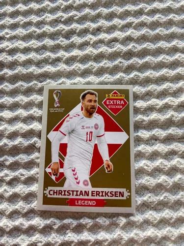 Figurinha Extra Legend Christian Eriksen Gold Frete Gr Tis