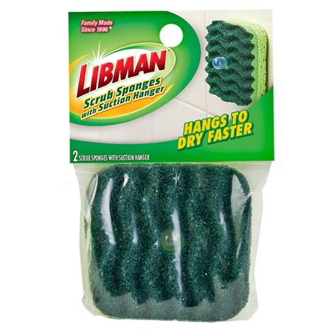 Libman Scrub Sponge With Suction Hanger The Home Depot Canada