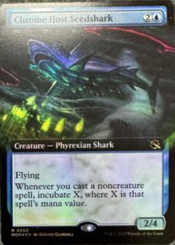 Chrome Host Seedshark Extended Art Prices Magic March Of The