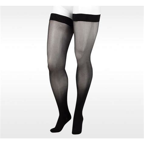 Juzo Naturally Sheer Thigh High Stockings W Silicone Border 15 20 Mmhg