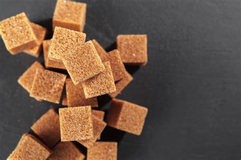 Premium Photo | Natural brown sugar cubes