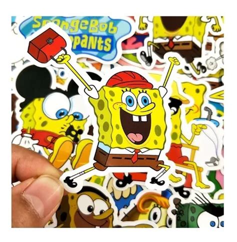 Bob Esponja Decoracion Fiesta Stickers Calcomanias Vinil En Venta En