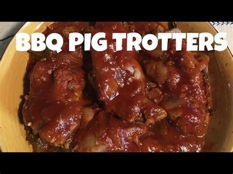 SOUTHERN COOKED BBQ PIGS FEET COOKING WITH JUDY CALDWELL | Pig feet ...