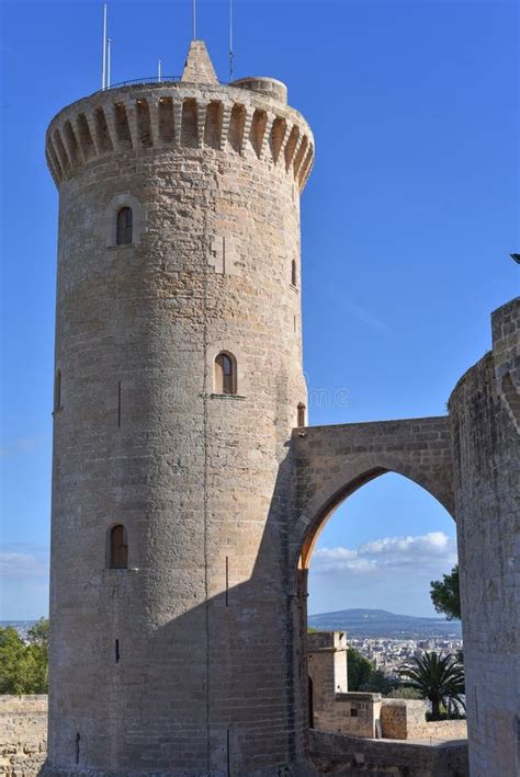 Palma Spain De Noviembre De Torre De Homenat El Castillo De